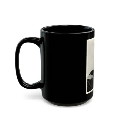 Julia Adams #131 (Vintage Female Icon) Black Coffee Mug - Go Mug Yourself