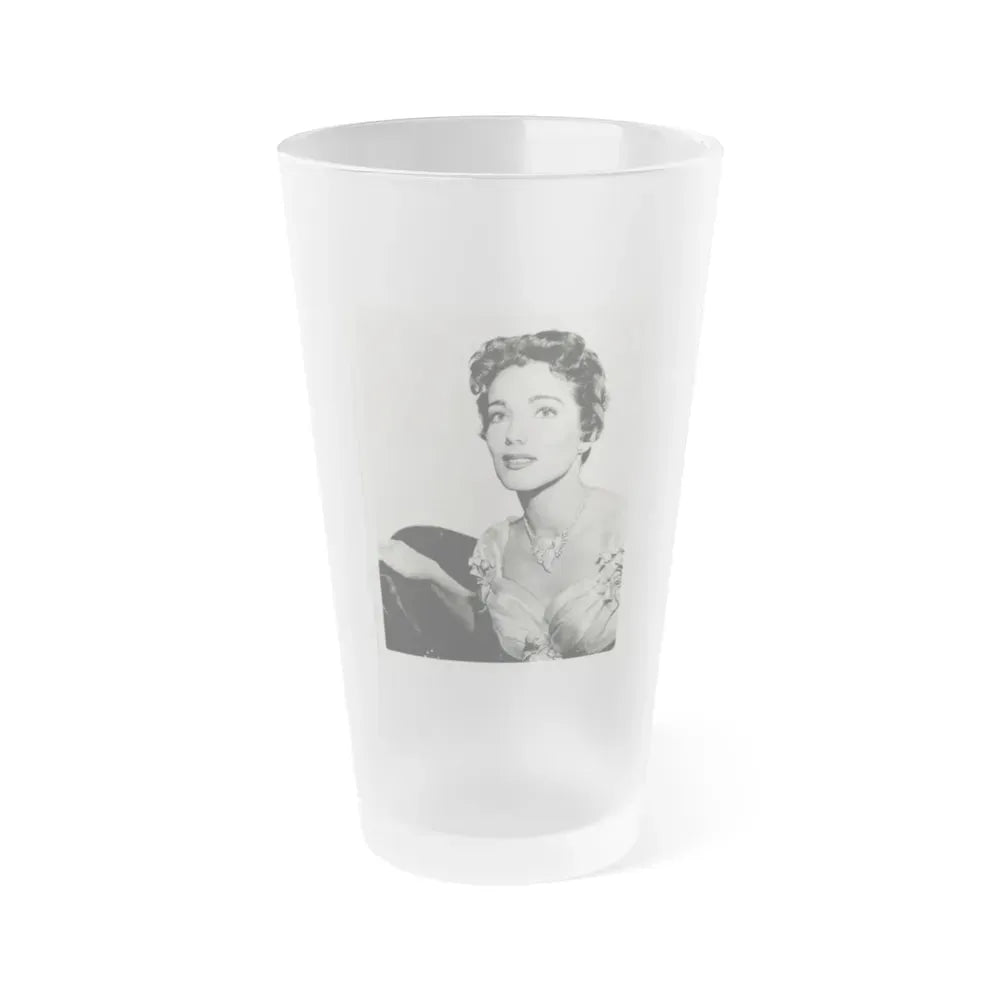 Julia Adams #131 (Vintage Female Icon) Frosted Pint Glass 16oz 16oz Frosted - Go Mug Yourself