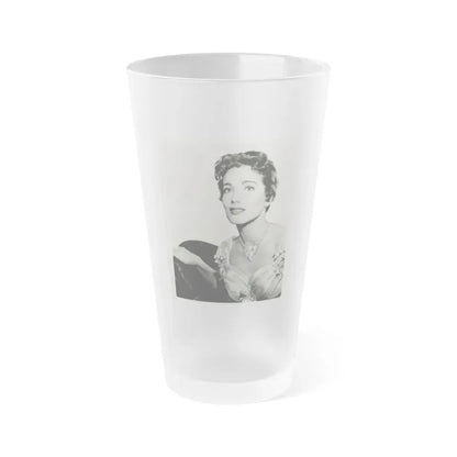 Julia Adams #131 (Vintage Female Icon) Frosted Pint Glass 16oz 16oz Frosted - Go Mug Yourself