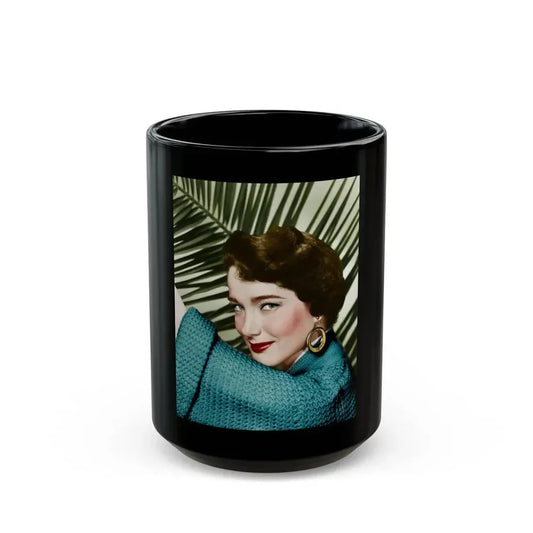 Julia Adams #142 1 (Vintage Female Icon) Black Coffee Mug 15oz - Go Mug Yourself