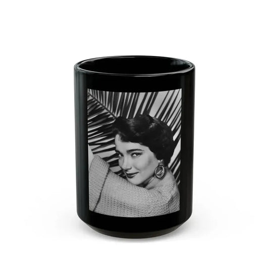 Julia Adams #142 (Vintage Female Icon) Black Coffee Mug 15oz - Go Mug Yourself