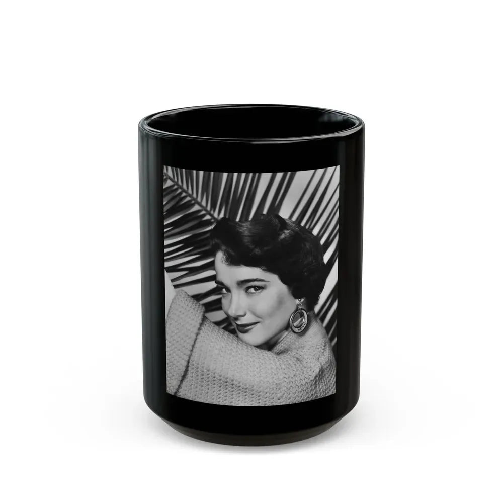 Julia Adams #142 (Vintage Female Icon) Black Coffee Mug 15oz - Go Mug Yourself