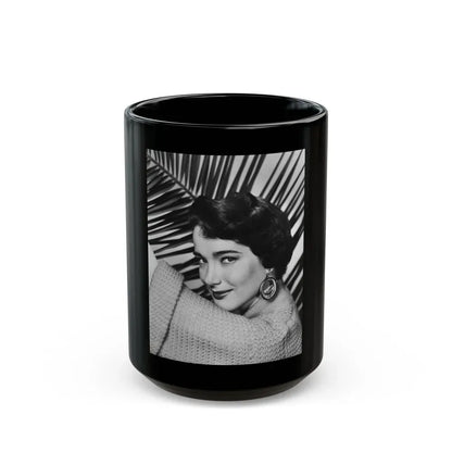 Julia Adams #142 (Vintage Female Icon) Black Coffee Mug 15oz - Go Mug Yourself