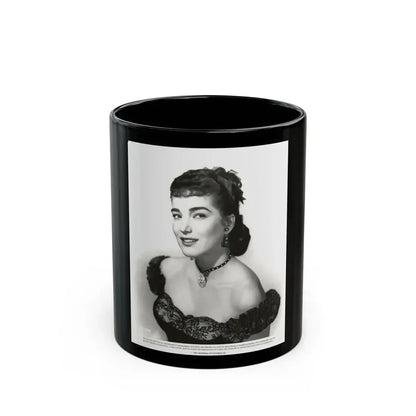 Julia Adams #150 1 (Vintage Female Icon) Black Coffee Mug 11oz - Go Mug Yourself