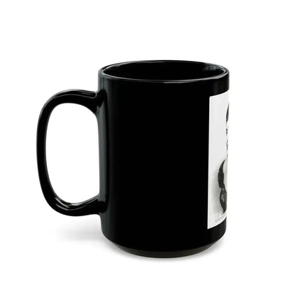 Julia Adams #150 1 (Vintage Female Icon) Black Coffee Mug - Go Mug Yourself