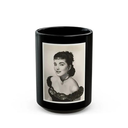 Julia Adams #150 (Vintage Female Icon) Black Coffee Mug 15oz - Go Mug Yourself