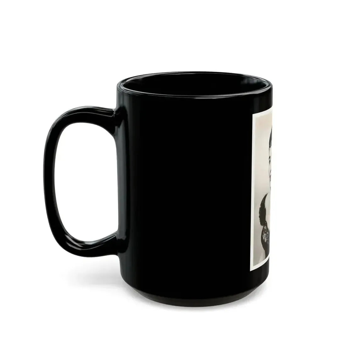 Julia Adams #150 (Vintage Female Icon) Black Coffee Mug - Go Mug Yourself