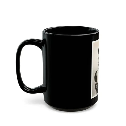 Julia Adams #150 (Vintage Female Icon) Black Coffee Mug - Go Mug Yourself