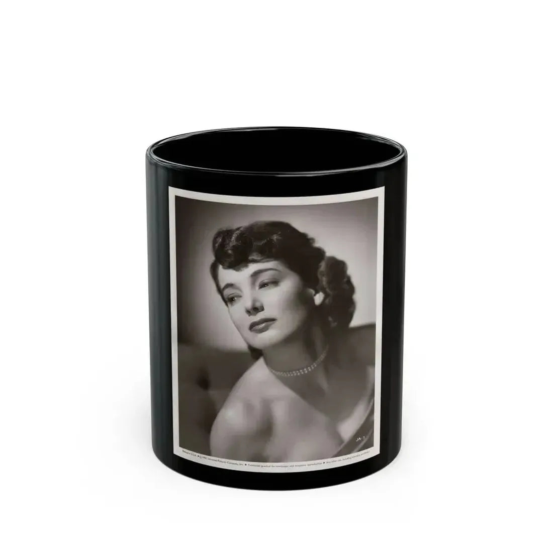 Julia Adams #152 (Vintage Female Icon) Black Coffee Mug 11oz - Go Mug Yourself