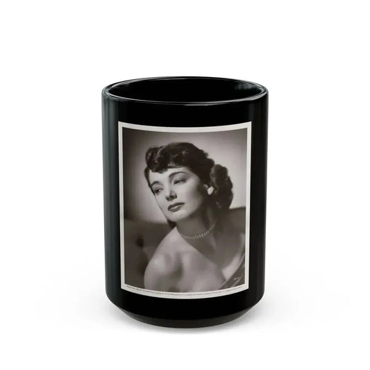 Julia Adams #152 (Vintage Female Icon) Black Coffee Mug 15oz - Go Mug Yourself