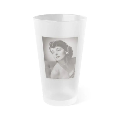 Julia Adams #152 (Vintage Female Icon) Frosted Pint Glass 16oz 16oz Frosted - Go Mug Yourself