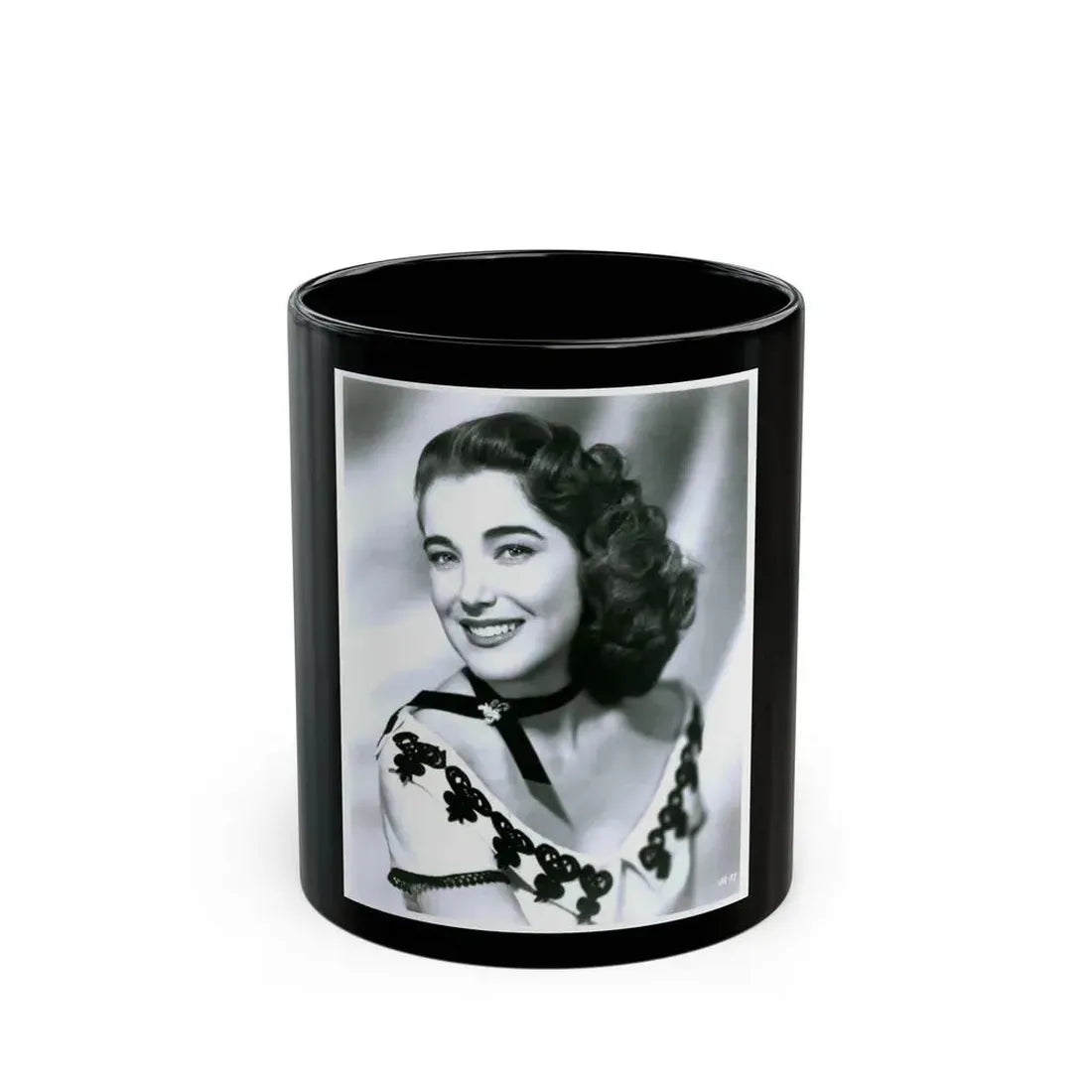 Julia Adams #156 (Vintage Female Icon) Black Coffee Mug 11oz - Go Mug Yourself