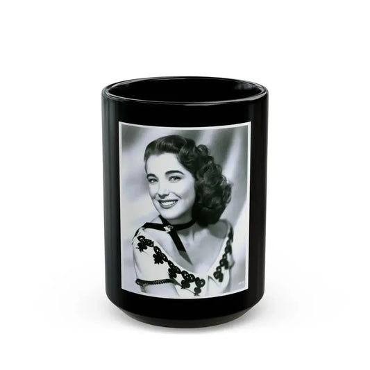 Julia Adams #156 (Vintage Female Icon) Black Coffee Mug 15oz - Go Mug Yourself