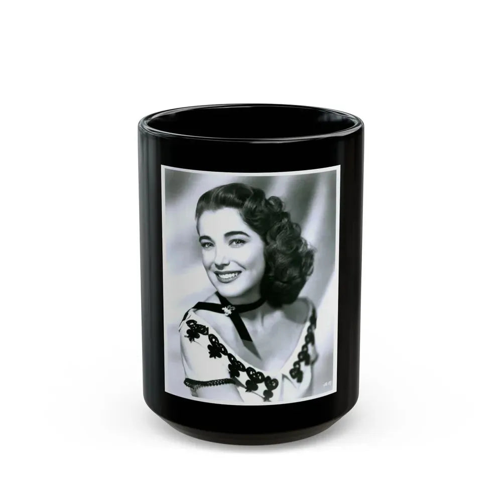 Julia Adams #156 (Vintage Female Icon) Black Coffee Mug 15oz - Go Mug Yourself