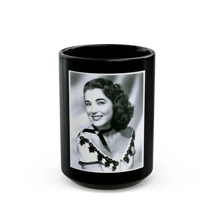 Julia Adams #156 (Vintage Female Icon) Black Coffee Mug 15oz - Go Mug Yourself