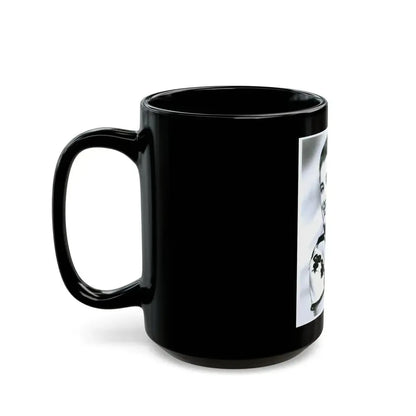 Julia Adams #156 (Vintage Female Icon) Black Coffee Mug - Go Mug Yourself
