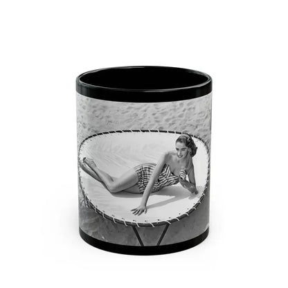 Julia Adams #159 (Vintage Female Icon) Black Coffee Mug 11oz - Go Mug Yourself