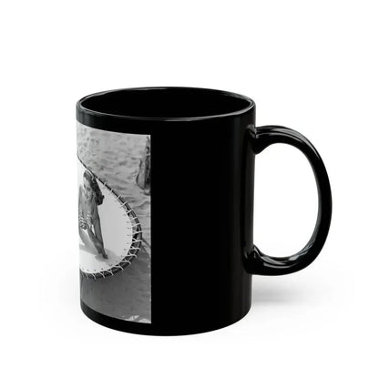 Julia Adams #159 (Vintage Female Icon) Black Coffee Mug - Go Mug Yourself