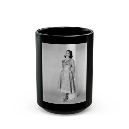 Julia Adams #160 (Vintage Female Icon) Black Coffee Mug 15oz - Go Mug Yourself