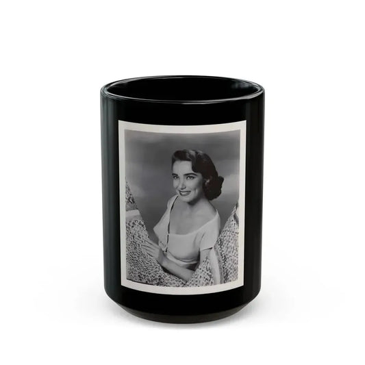 Julia Adams #162 (Vintage Female Icon) Black Coffee Mug 15oz - Go Mug Yourself