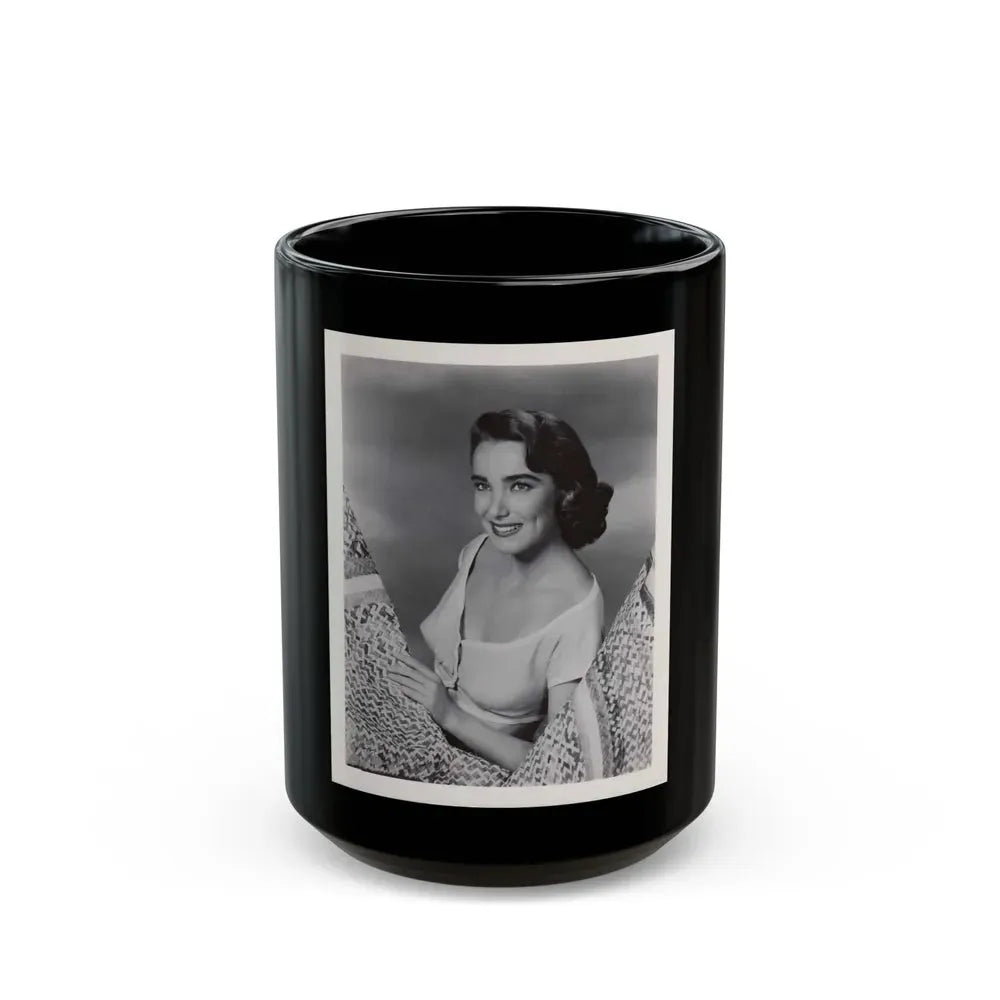 Julia Adams #162 (Vintage Female Icon) Black Coffee Mug 15oz - Go Mug Yourself