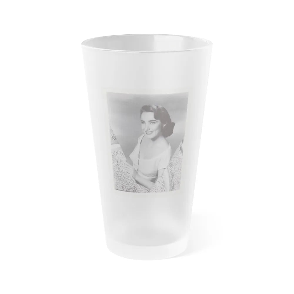 Julia Adams #162 (Vintage Female Icon) Frosted Pint Glass 16oz-16oz-Frosted-Go Mug Yourself