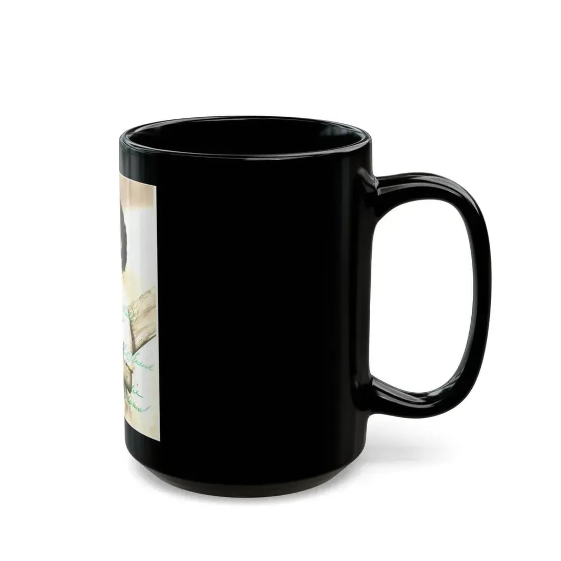 Julia Adams #167 (Vintage Female Icon) Black Coffee Mug - Go Mug Yourself
