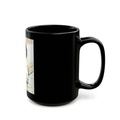 Julia Adams #167 (Vintage Female Icon) Black Coffee Mug - Go Mug Yourself