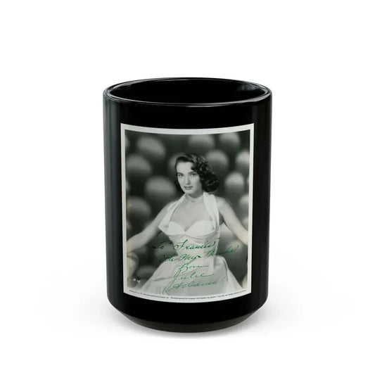 Julia Adams #169 (Vintage Female Icon) Black Coffee Mug 15oz - Go Mug Yourself