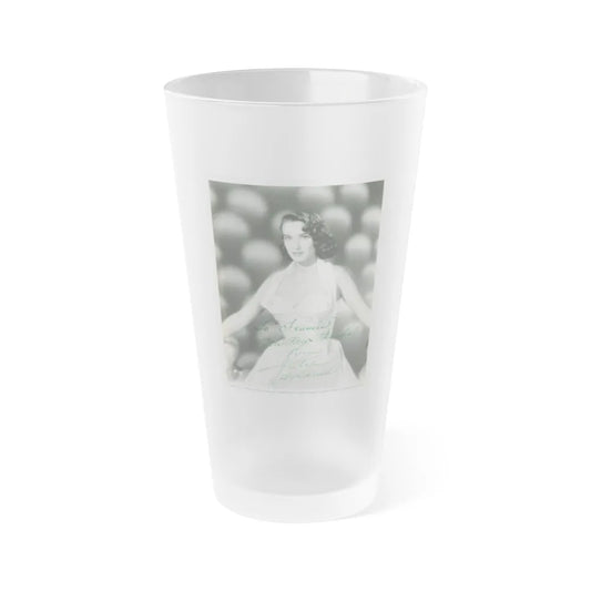 Julia Adams #169 (Vintage Female Icon) Frosted Pint Glass 16oz-16oz-Frosted-Go Mug Yourself