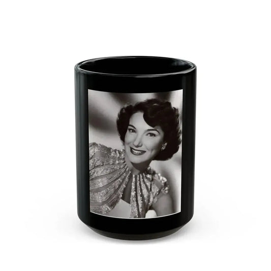 Julia Adams #185 (Vintage Female Icon) Black Coffee Mug 15oz - Go Mug Yourself