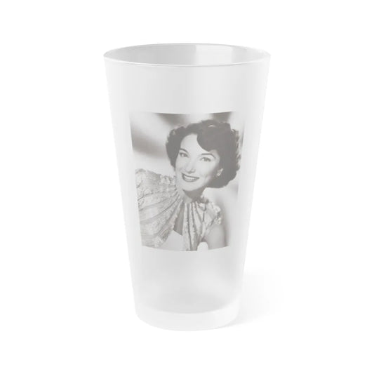 Julia Adams #185 (Vintage Female Icon) Frosted Pint Glass 16oz-16oz-Frosted-Go Mug Yourself