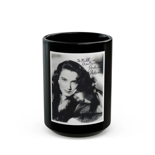 Julia Adams #186 (Vintage Female Icon) Black Coffee Mug 15oz - Go Mug Yourself