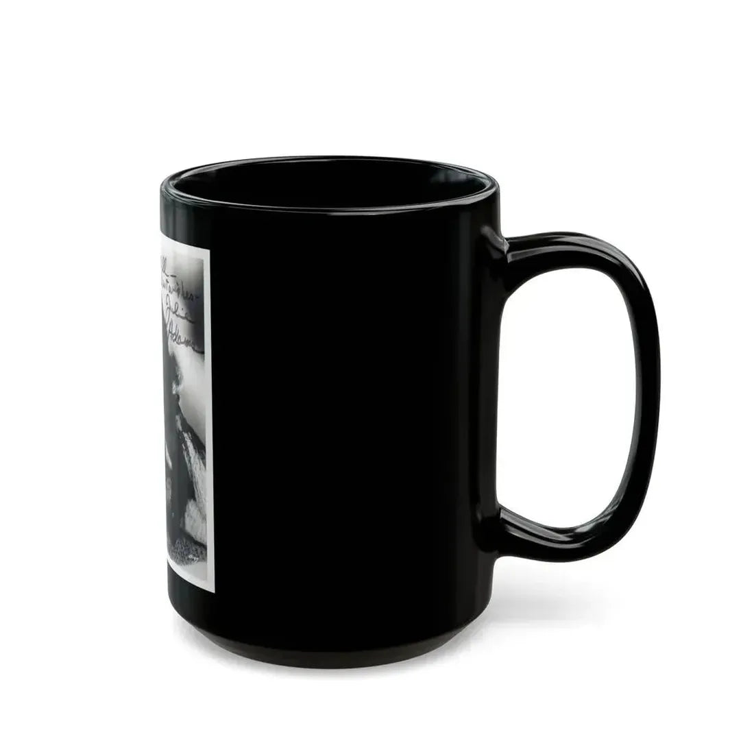 Julia Adams #186 (Vintage Female Icon) Black Coffee Mug - Go Mug Yourself