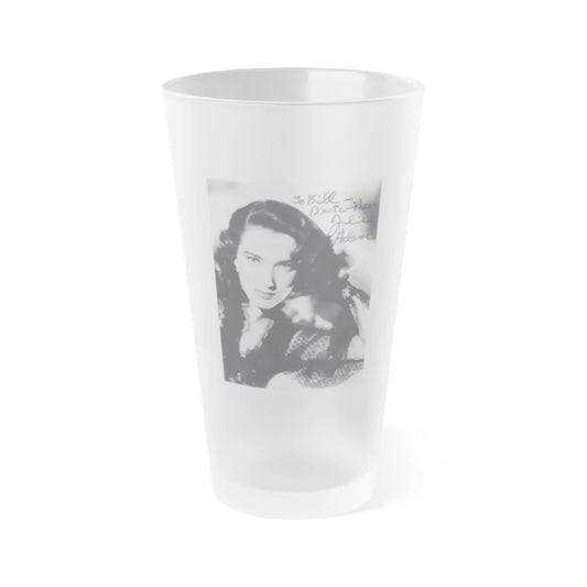 Julia Adams #186 (Vintage Female Icon) Frosted Pint Glass 16oz-16oz-Frosted-Go Mug Yourself