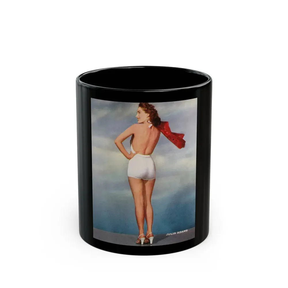 Julia Adams #187 (Vintage Female Icon) Black Coffee Mug 11oz - Go Mug Yourself