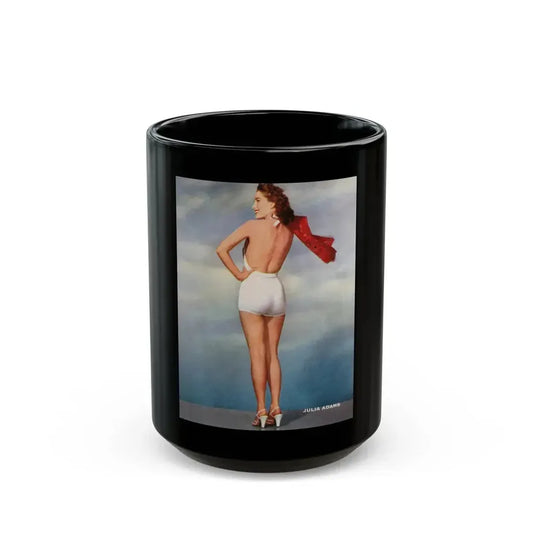 Julia Adams #187 (Vintage Female Icon) Black Coffee Mug 15oz - Go Mug Yourself