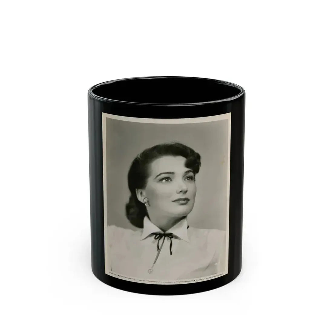Julia Adams #192 (Vintage Female Icon) Black Coffee Mug 11oz - Go Mug Yourself