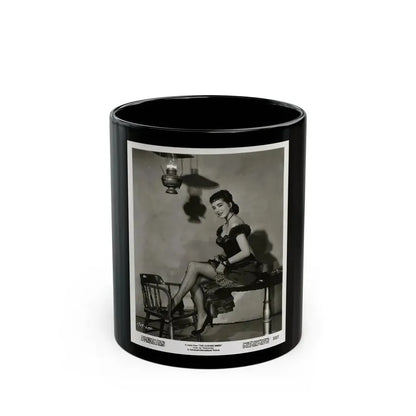 Julia Adams #195 (Vintage Female Icon) Black Coffee Mug 11oz - Go Mug Yourself