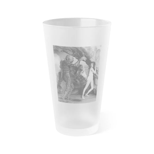 Julia Adams #196 (Vintage Female Icon) Frosted Pint Glass 16oz-16oz-Frosted-Go Mug Yourself