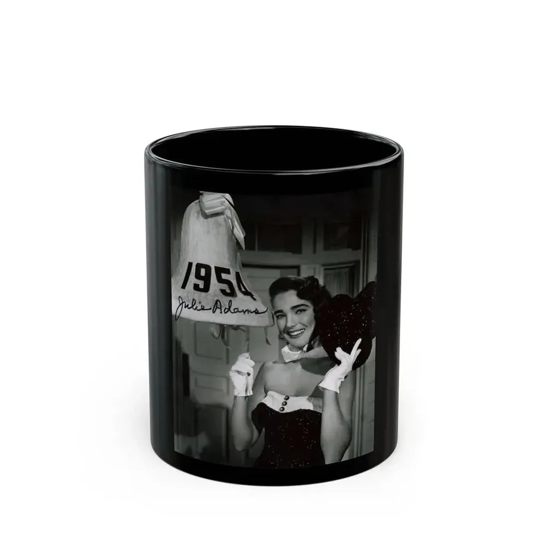 Julia Adams #199 (Vintage Female Icon) Black Coffee Mug 11oz - Go Mug Yourself