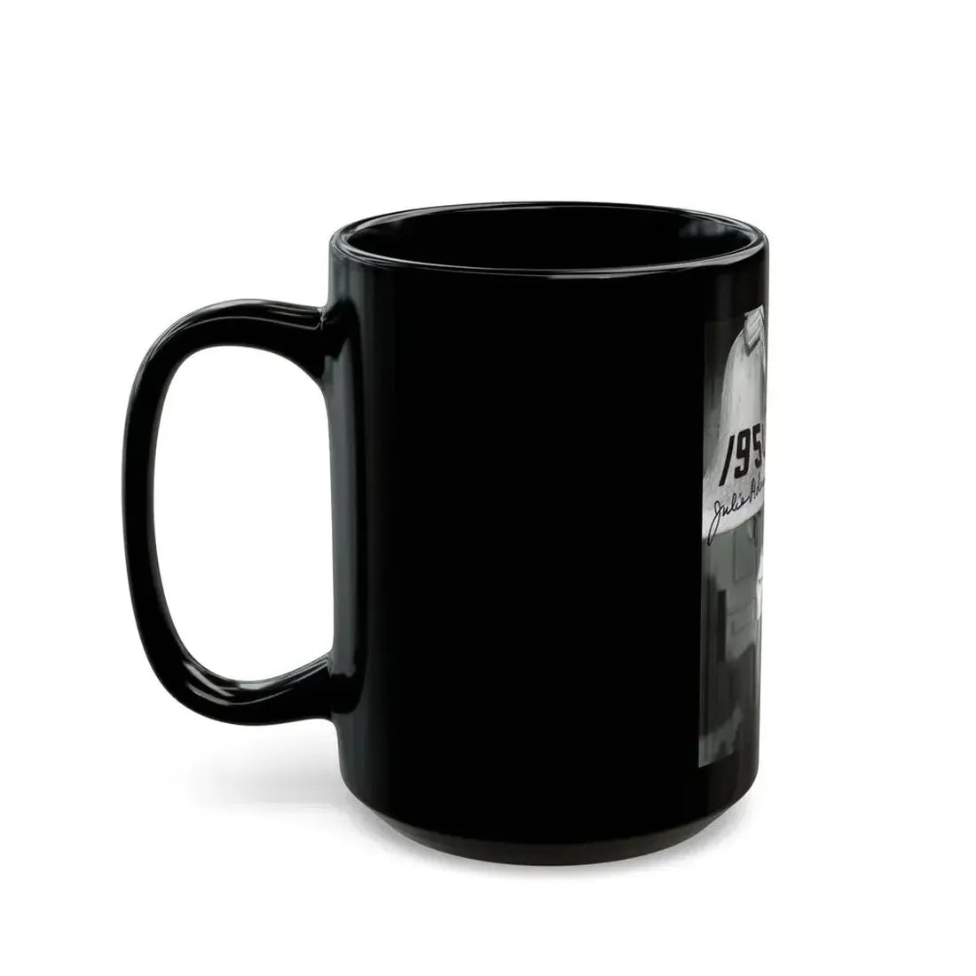 Julia Adams #199 (Vintage Female Icon) Black Coffee Mug - Go Mug Yourself