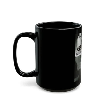 Julia Adams #199 (Vintage Female Icon) Black Coffee Mug - Go Mug Yourself