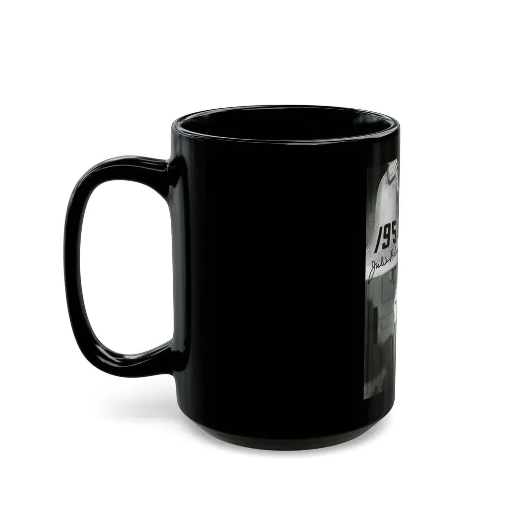 Julia Adams #199 (Vintage Female Icon) Black Coffee Mug - Go Mug Yourself