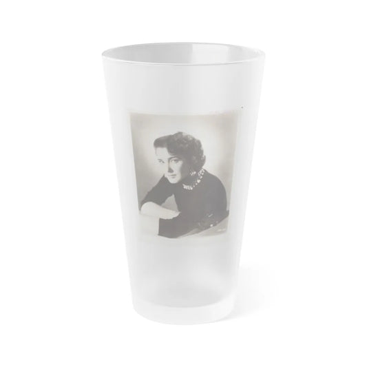 Julia Adams #200 (Vintage Female Icon) Frosted Pint Glass 16oz-16oz-Frosted-Go Mug Yourself