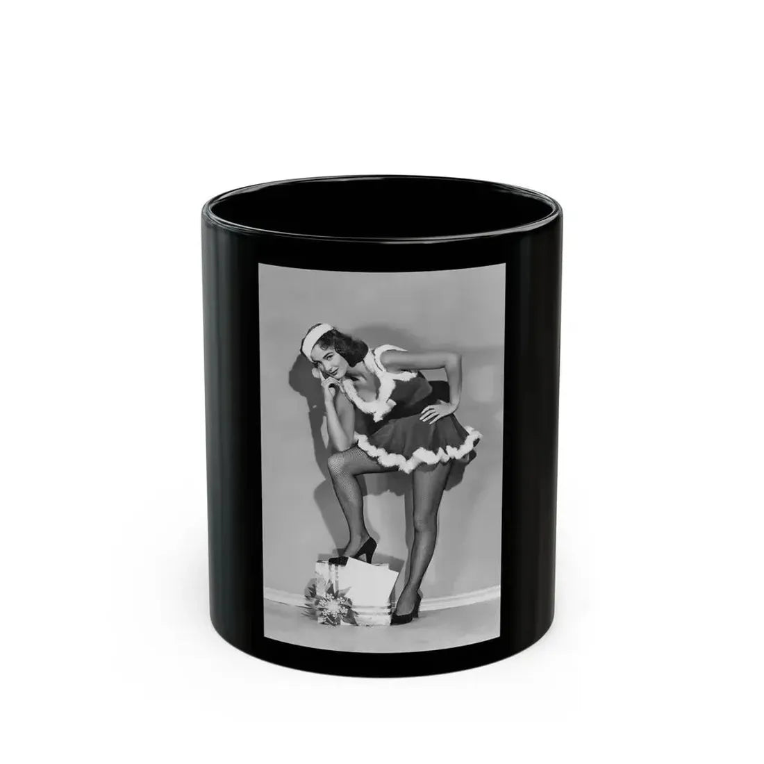 Julia Adams #205 (Vintage Female Icon) Black Coffee Mug 11oz - Go Mug Yourself