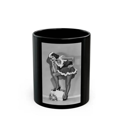 Julia Adams #205 (Vintage Female Icon) Black Coffee Mug 11oz - Go Mug Yourself