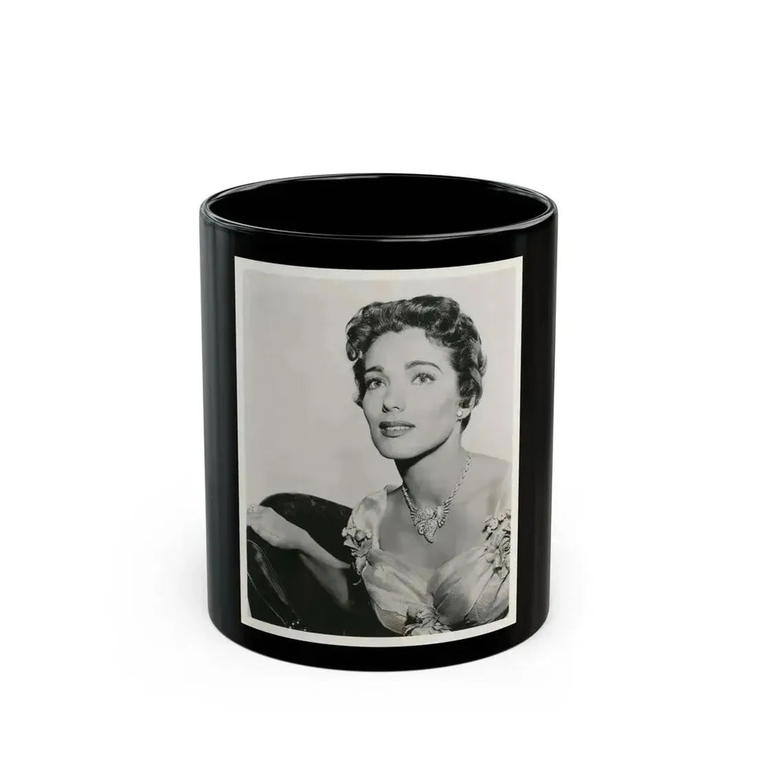 Julia Adams #206 (Vintage Female Icon) Black Coffee Mug 11oz - Go Mug Yourself