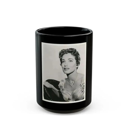 Julia Adams #206 (Vintage Female Icon) Black Coffee Mug 15oz - Go Mug Yourself