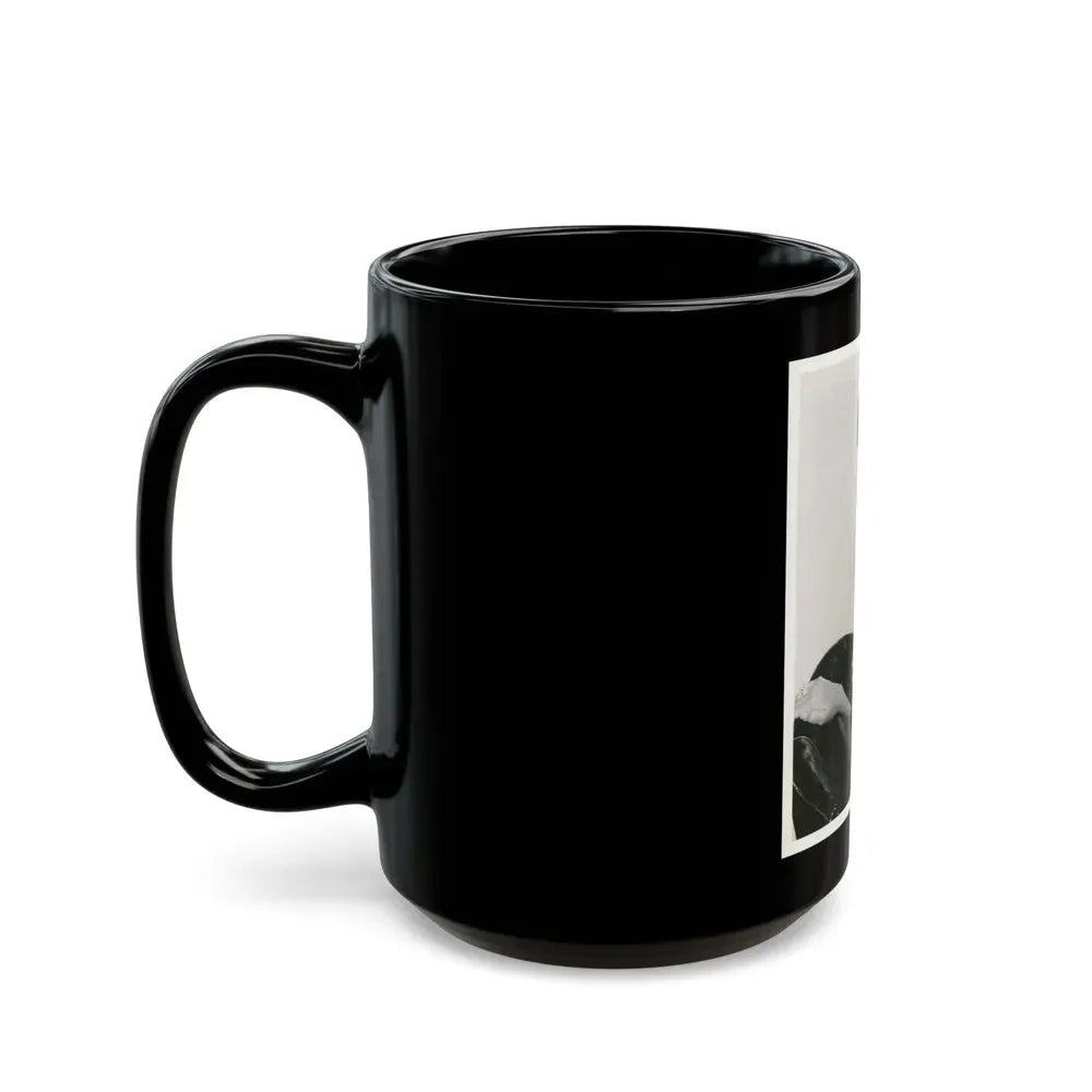 Julia Adams #206 (Vintage Female Icon) Black Coffee Mug - Go Mug Yourself